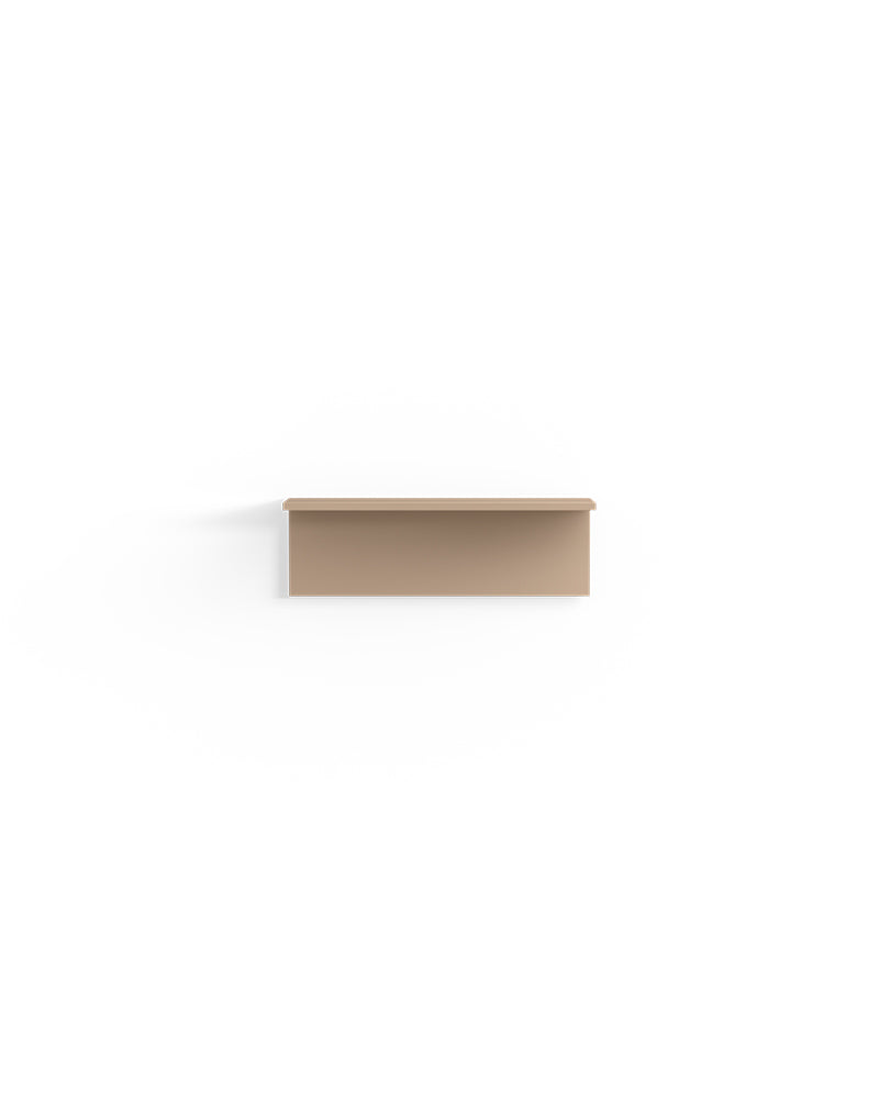 Display Cappuccino - 61cm shelf in beige melamine